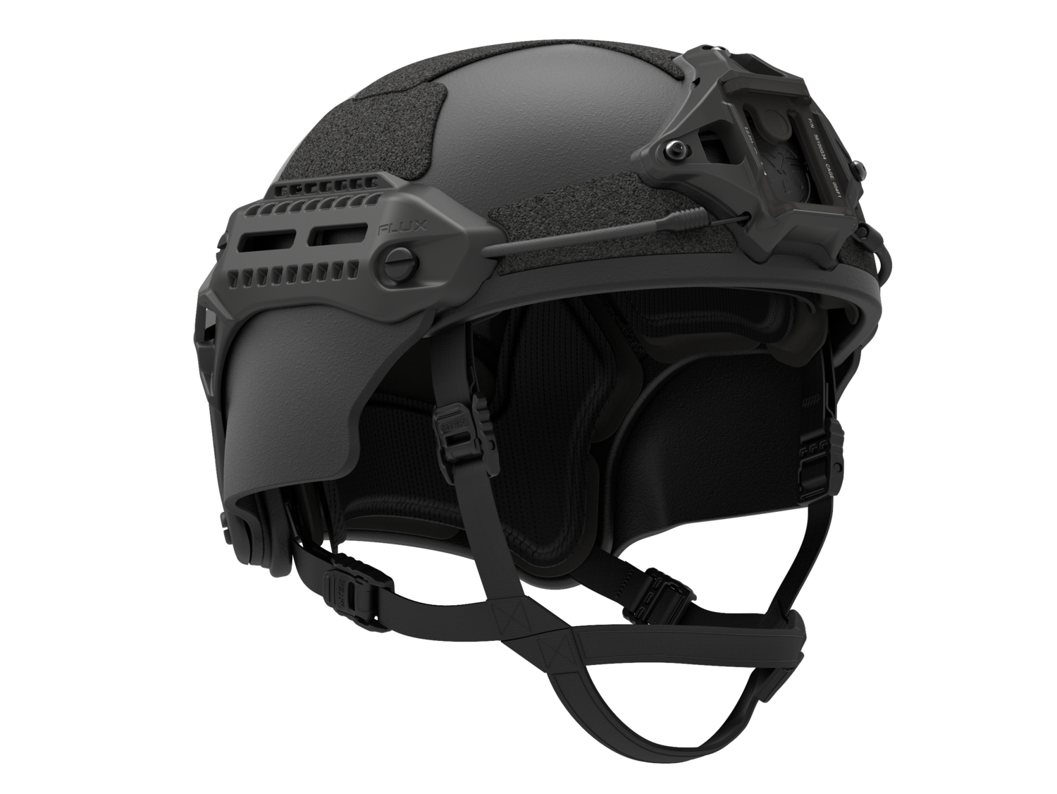 Sistema de casco Bonowi MTEK Flux con ángulo frontal